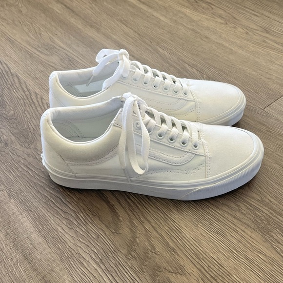 Vans Old Skool canvas sneakers tennis shoes  women’s size 8 - like new! - Picture 3 of 7